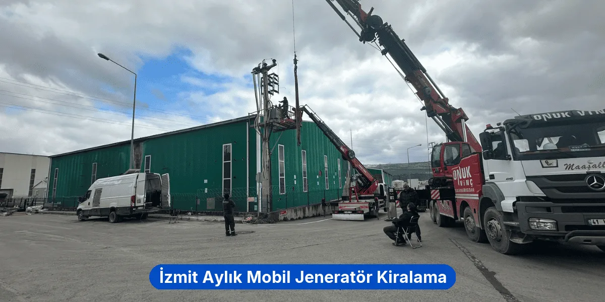 İzmit Aylık Mobil Jeneratör Kiralama
