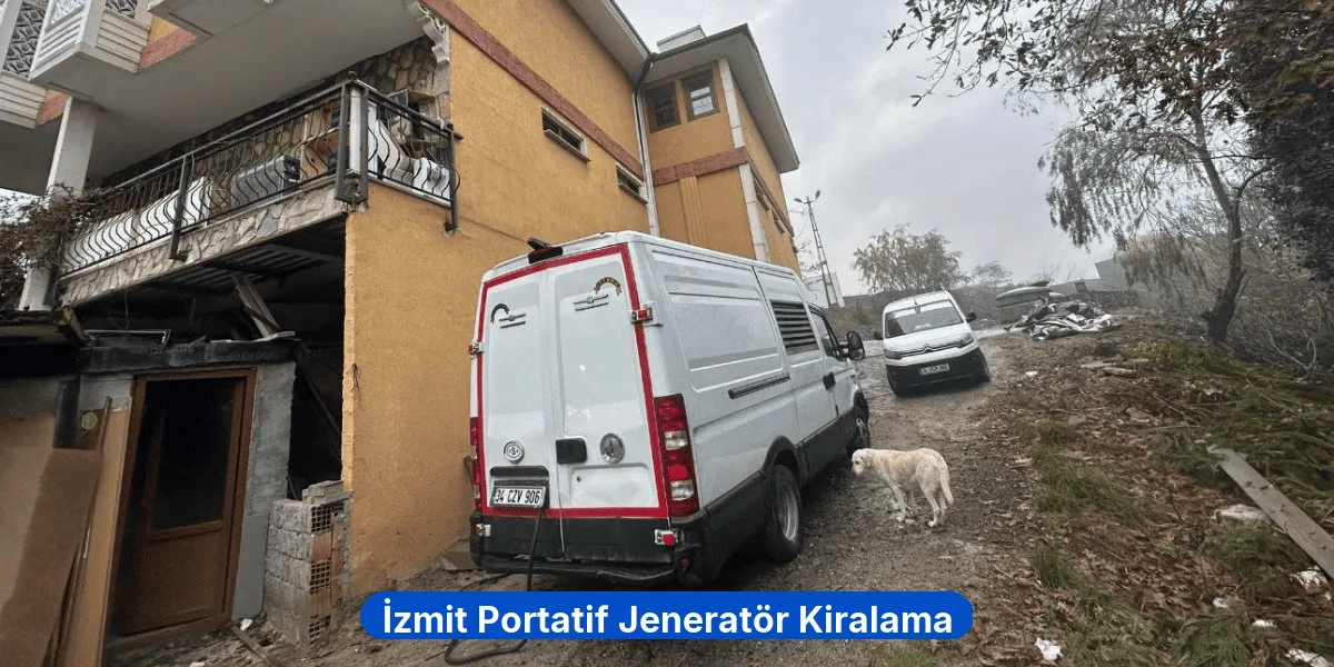 İzmit Portatif Jeneratör Kiralama